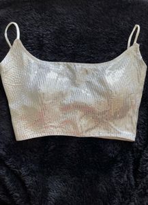 Silver Sequin Blouse