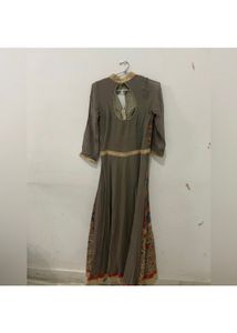 Pure Georgette Gown With Heavy Embroidery
