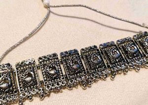 Oxidized Choker Necklaces Set of 2