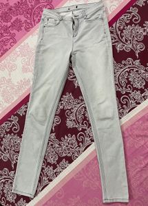Light Grey Skinny Fit Jeans