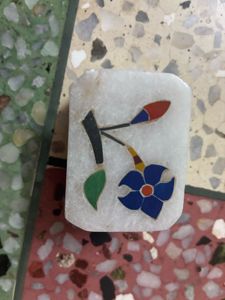 Marble Inlay Decor Piece