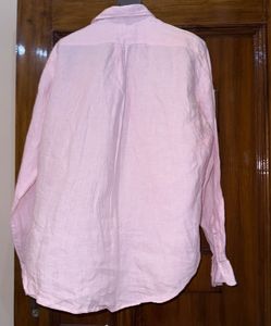 Polo Ralph Lauren Pink Linen Shirt