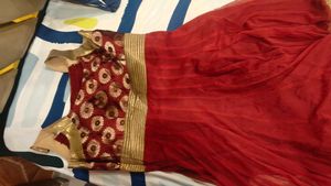 Beautiful Red & Gold gown