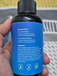 ZIB BIT Sea Salt Hair Texture Spray COINS ONLY!