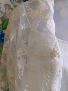 White Floral Lace Hoodie Shrug