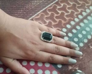 Set of 7 Colorful Gemstone Rings