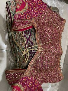 Exquisite Embroidered Silk Saree