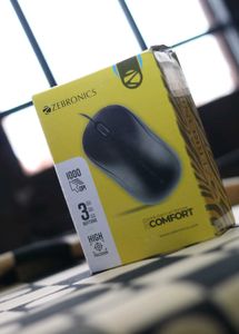 New Zebronics Wired Mouse