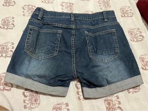 Blue Denim Shorts