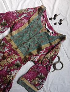 Y2K Patchwork Short Kurta