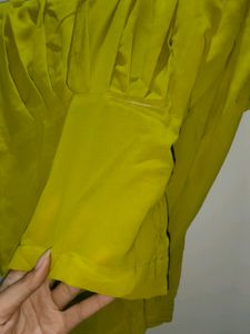 New Olive Green Kurta Set With Dupatta