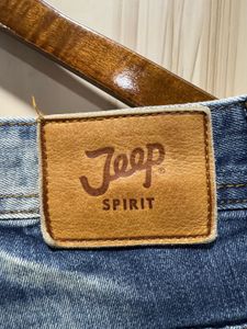 Jeep Spirit Blue Stone Washed Regular Fit Jeans