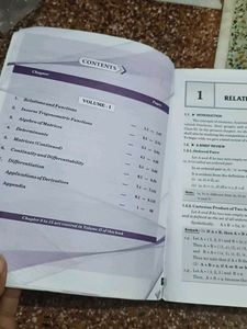 Elements of Mathematics - Class XII Vol I