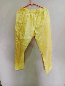 Yellow Embroidered Kurta Set with Dupatta