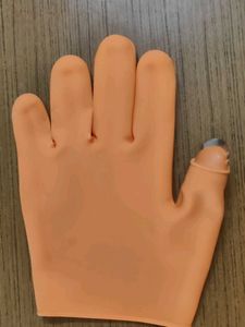 Brand New Right hand Orange Latex Glove