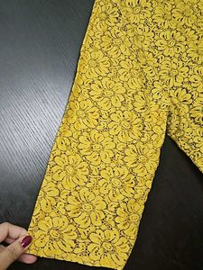 Floral Yellow Blouse