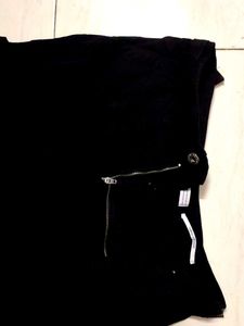 Black Cargo Jeans