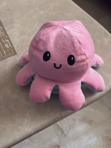 Reversible Octopus Plush Toy
