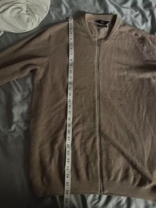 Zip-Up Knit Jacket