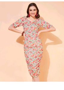Floral Wrap Dress