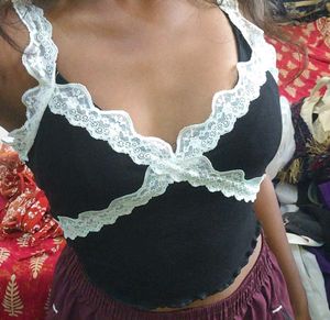 Lace Trim Cami Top