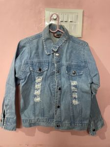 Distressed Denim Jacket