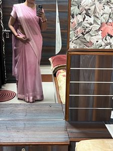 Elegant light Pink Saree