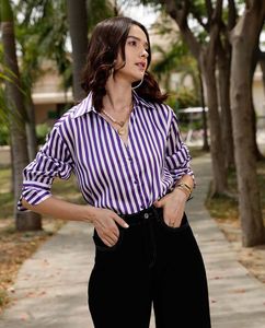 Stylish Striped Button-Down Shirt