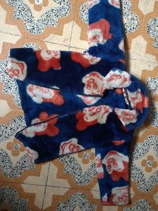 Cozy Printed Plush Nightsuit