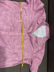 Men's Pink Button-Up Shirt &amp; Pant