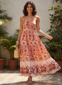 Boho Floral Maxi Dress