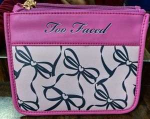 Too Faced Bow Pouch