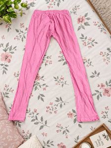 Vibrant Pink Crinkled Palazzo Pants