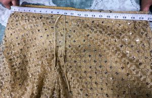 Red &amp; Golden Plazzao Dress