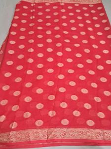 Red Banarasi Silk Saree