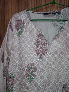 Beautiful Printed Cotton Kurta✨️