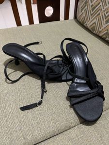 Black Strappy Heels. Size - 35