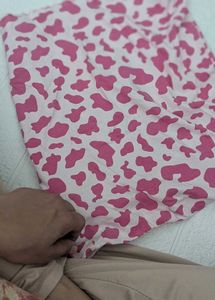Cute Zudio Pink Heart Print T-shirt