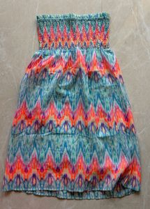 Boho Smocked tube Dress