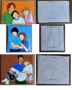 Handmade Stranger Things Art Set