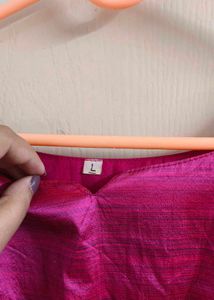 Vibrant Pink Ethnic Gown