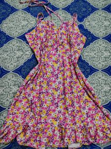 Floral Print Summer Mini Sexy Dress