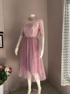 FIXED RATE Pink Lace &amp; Tulle Dress