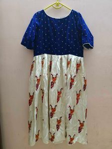 Elegant Velvet Ethnic Gown