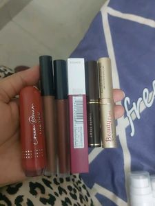 Assorted Liquid Lipsticks & Lip Gloss Set