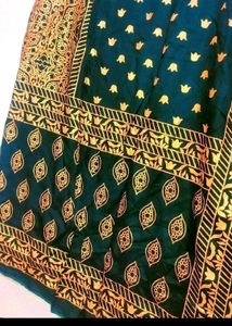 Green Printed Dupatta