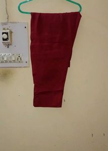 Maroon stitched dress material
