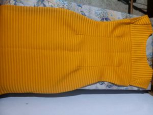 Yellow bodycon dress