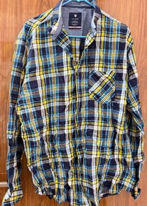Men's Plaid Long Sleeve Casual Shirt