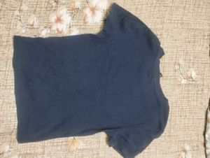 Navy Blue Banana Graphic T-Shirt